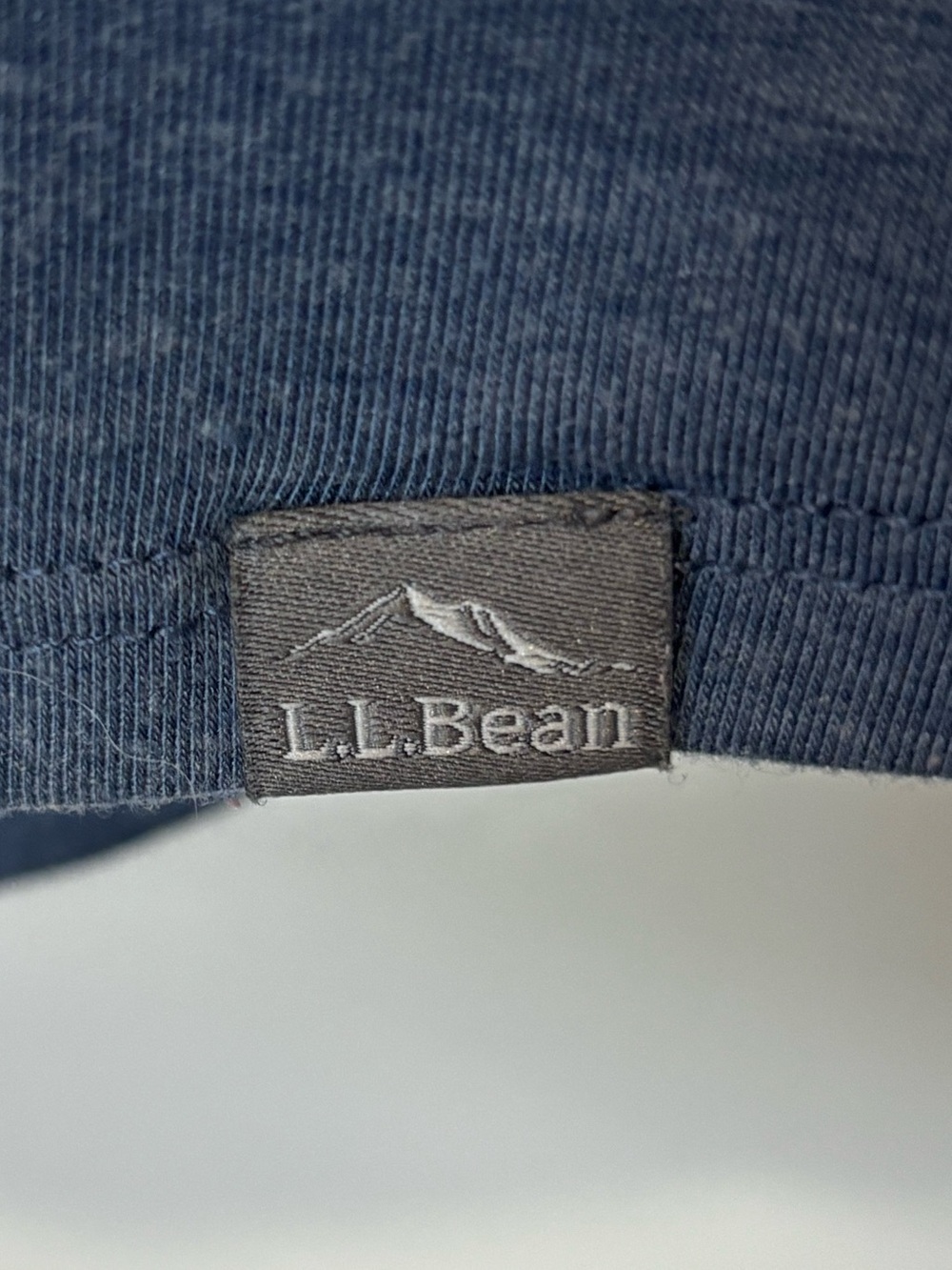 L.L. Bean Blue Drawstring Waist Short Sleeve Summer Dress - Picture 4 of 5